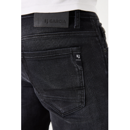 GARCIA SAVIO SLIM FIT BLACK DARK USED LÆNGDE 32..