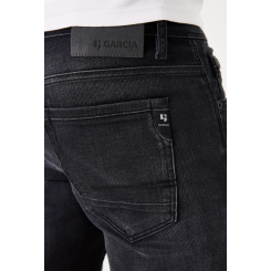 GARCIA SAVIO SLIM FIT BLACK DARK USED LÆNGDE 34..