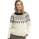 DALE OF NORWAY SULA SWEATER OFF WHITE/COFFEE.