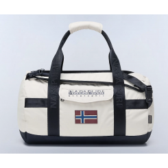 NAPAPIJRI BERING TRAVEL SMALL DUFFEL BAG BEIGE.