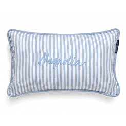 LEXINGTON STRIBET OXFORDVÆVET PUDE 30 X 50 CM BLUE/WHITE.