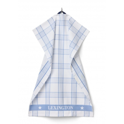 LEXINGTON TERNET FROTTE  VISKESTYKKE 50 X 70 CM. BLUE/WHITE.
