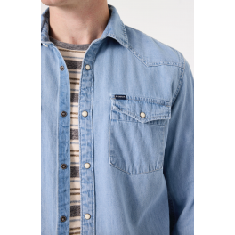 GARCIA DENIM SKJORTE LIGHT USED.