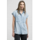 REPLAY DENIM SLEEVELESS SHIRT.