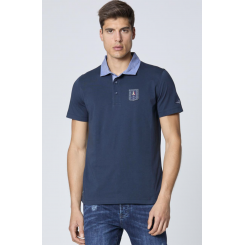 AERONAUTICA MILITARE JERSEY POLO MARINE