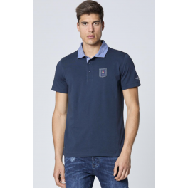 AERONAUTICA MILITARE JERSEY POLO MARINE