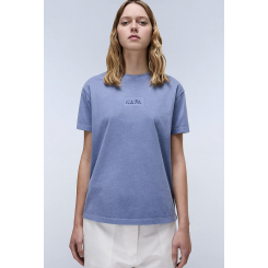 NAPAPIJRI T-SHIRT AZURE BLUE.