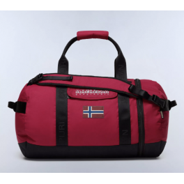 NAPAPIJRI BERING TRAVEL DUFFEL BAG TIBETAN RED.
