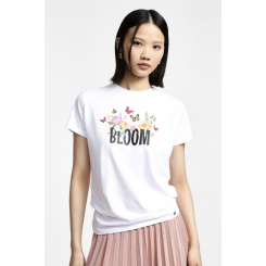 PLEASE BLOOM T-SHIRT WHITE.