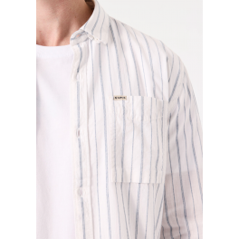 GARCIA SKJORTE STRIPE BLUE/WHITE