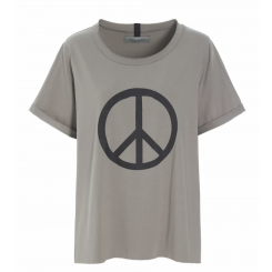 HENRIETTE STEFFENSEN COPENHAGEN T-SHIRT PEACE PRINT ELEPHANT.