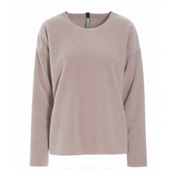 HENRIETTE STEFFENSEN COPENHAGEN BLUSE MED RUND HALS NUDE/ROSA.