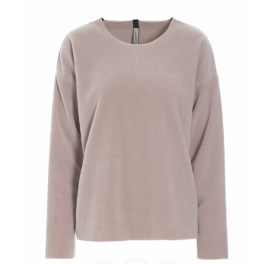 HENRIETTE STEFFENSEN COPENHAGEN BLUSE MED RUND HALS NUDE/ROSA.