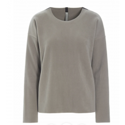 HENRIETTE STEFFENSEN COPENHAGEN BLUSE MED RUND HALS ELEPHANT.