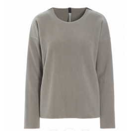 HENRIETTE STEFFENSEN COPENHAGEN BLUSE MED RUND HALS ELEPHANT.