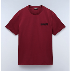 NAPAPIJRI T-SHIRT VIGNONI TIBETAN RED.