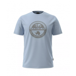NAPAPIJRI T-SHIRT BOLLO SOFT BLUE.