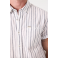GARCIA SKJORTE S/S WHITE STRIPE.