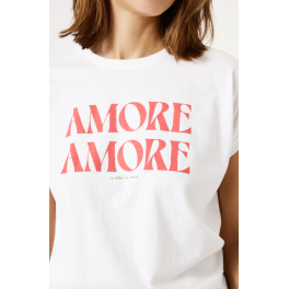 GARTCIA T-SHIRT OFF WHITE MED PRINT.