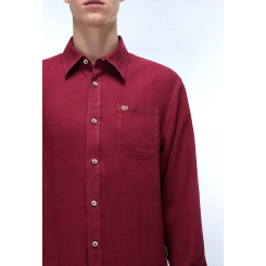 NAPAPIJRI HØR SKJORTE L/S TIBETAN RED.