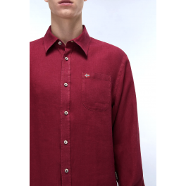 NAPAPIJRI HØR SKJORTE L/S TIBETAN RED.