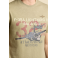 AERONAUTICA MILITARE T-SHIRT MED PRINT GRØN.