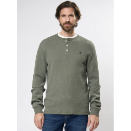 MCS GRANDAD L/S T-SHIRT GRØN.