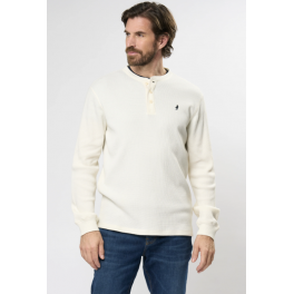 MCS GRANDAD L/S T-SHIRT CREME.