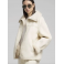 REPLAY JACKET WITH FAUX SHERLING LINING WINTER WHITE.