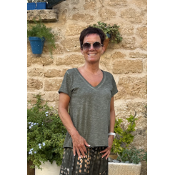 MIX BY HEART T-SHIRT GR&Oslash;N.