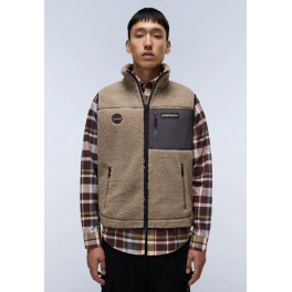 NAPAPIJRI CURLY FLEECE VEST.