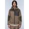 NAPAPIJRI CURLY FLEECE JAKKE SAND/GRØN.