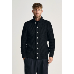 S.N.S. HERNING STARK CARDIGAN NAVY BLUE.