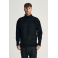 S.N.S. HERNING FISHERMAN SWEATER MED HØJ HALS NAVY BLUE.