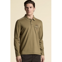 AERONAUTICA MILITARE L/S POLO GRØN.