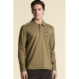 AERONAUTICA MILITARE L/S POLO GRØN.