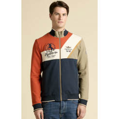 AERONAUTICA MILITARE COLOR-BLOCK SWEATSHIRT.