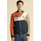 AERONAUTICA MILITARE COLOR-BLOCK SWEATSHIRT.