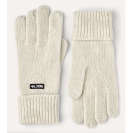HESTRA ULD HANDSKE W. OFF WHITE.
