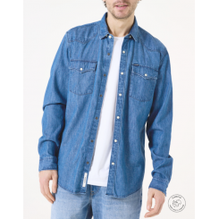 GARCIA DENIM SKJORTE MEDIUM USED.