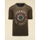 AERONAUTICA MILITARE T-SHIRT TRICOLOUR BRUN.