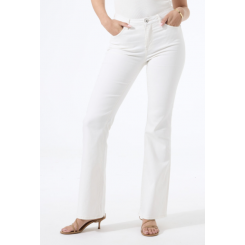 GARCIA CELIA SUPERSLIM FLARED JEANS WHITE L&AElig;NGDE 30.