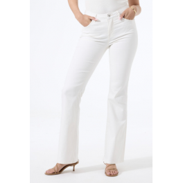GARCIA CELIA SUPERSLIM FLARED JEANS WHITE L&AElig;NGDE 30.
