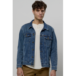 MCS DENIM JAKKE MEDIUM BLUE.