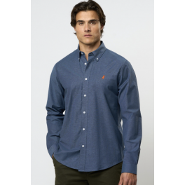 MCS OXFORD SKJORTE BLUE.