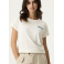 GARCIA T-SHIRT "AMORE"  OFF WHITE.
