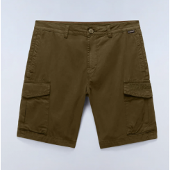 NAPAPIJRI SHORTS DELINE DARK OLIVE.