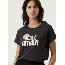 GARCIA T-SHIRT "SOL & AMALFI"  ANTRACITE.