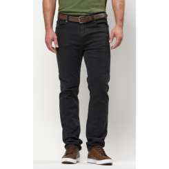 MCS JEANS REGULAR FIT BLACK  L&AElig;NGDE 30.