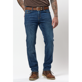 MCS JEANS REGULAR FIT MEDIUM BLUE L&AElig;NGDE 34.